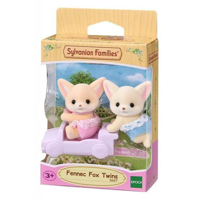 Sylvanian Families Dvojčata fenci s autíčkem