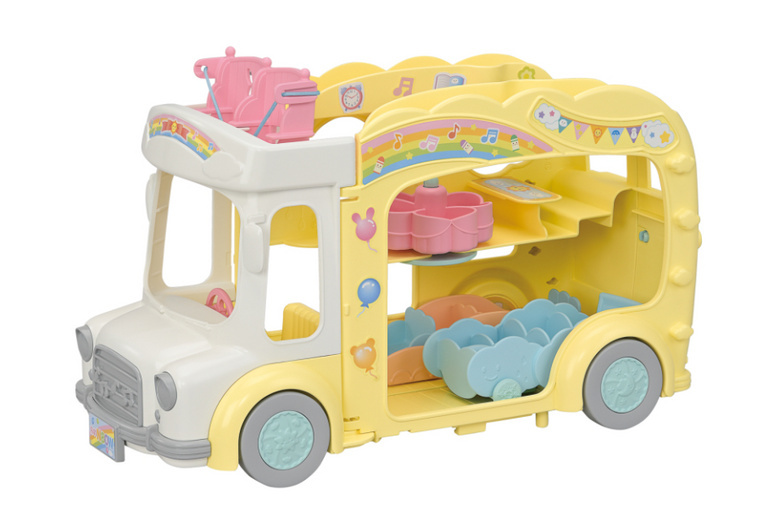 Sylvanian Families Duhový školkový autobus