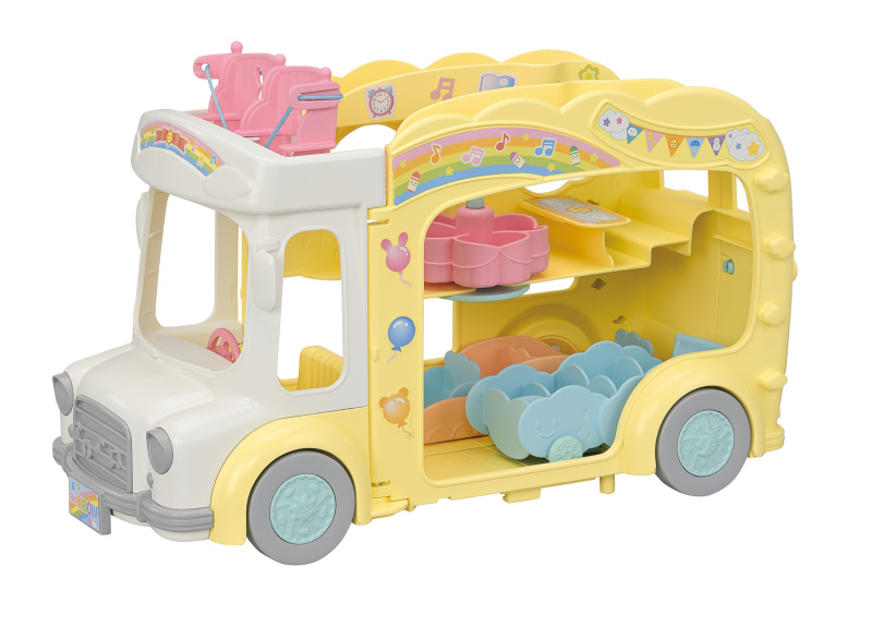 Sylvanian Families Duhový školkový autobus