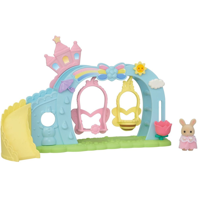 Sylvanian Families Duhové houpačky se skluzavkou