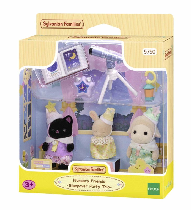 Sylvanian Families Pyžamo party Baby Trio