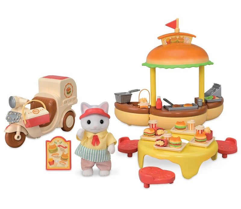 Sylvanian Families Pojízdný stánek s hamburgery