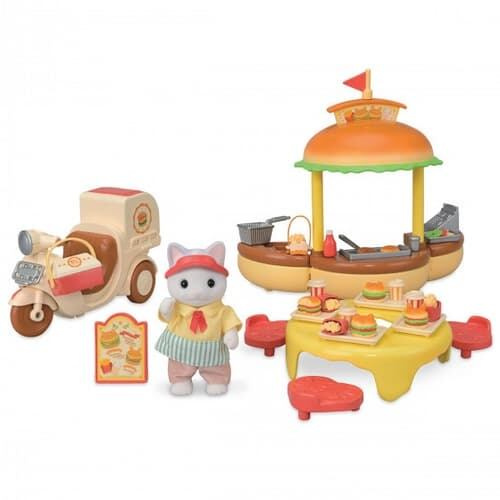 Sylvanian Families Pojízdný stánek s hamburgery