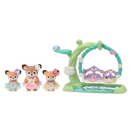 Sylvanian Families Jelínci na květinové houpačce