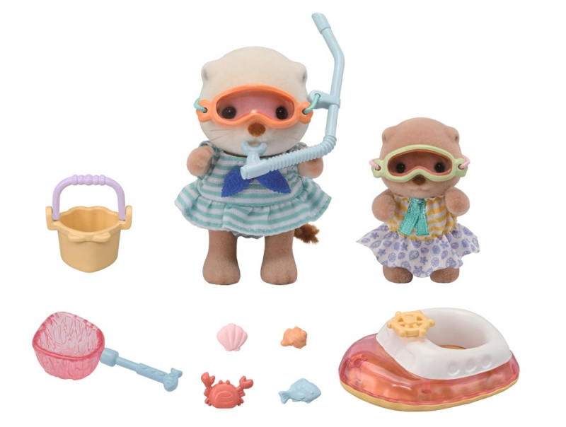 Sylvanian Families Vydří sestry na dovolené u moře