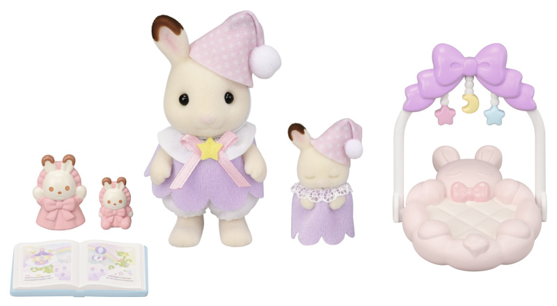 Sylvanian Families Chocolate králíčci spící sourozenci