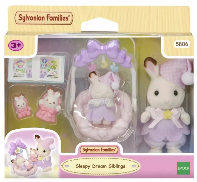 Sylvanian Families Chocolate králíčci spící sourozenci