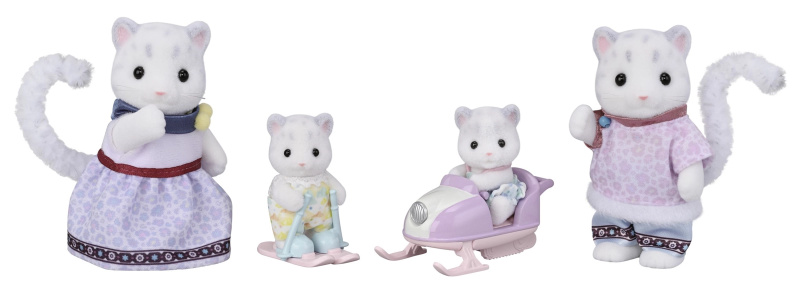 Sylvanian Families - Rodina  sněžných levhartů