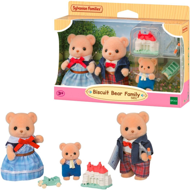 Sylvanian families 5851 rodina sušenkových medvídků