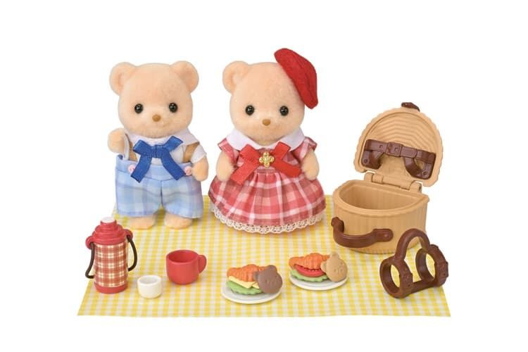 Sylvanian family Sylvanian Families 5852 Sušenkoví medvídci sestra a bratr na pikniku
