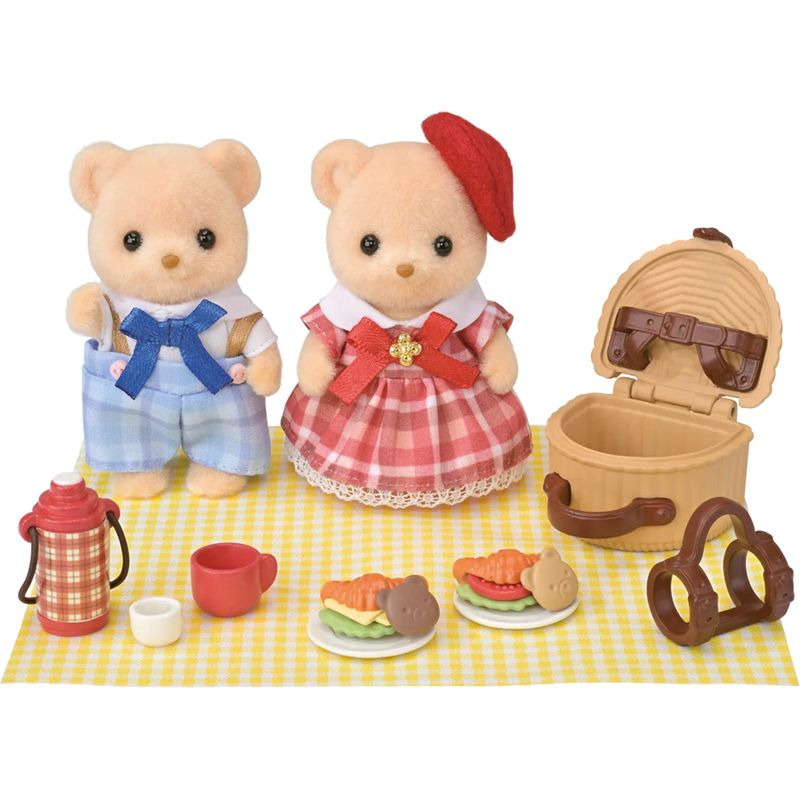 Sylvanian family Sylvanian Families 5852 Sušenkoví medvídci sestra a bratr na pikniku