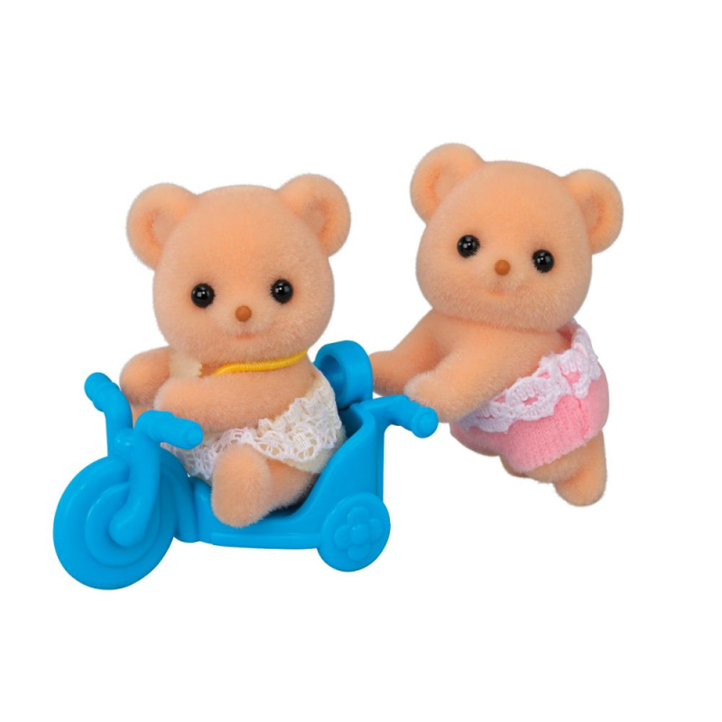 Sylvanian families 5853 dvojčata sušenkoví medvídci s motorkou