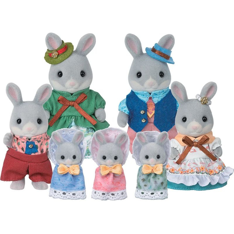 Sylvanian Families vícegenerační rodina králíků