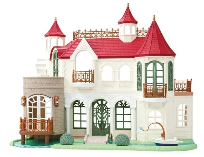 Sylvanian Families Vila s červenou střechou u řeky