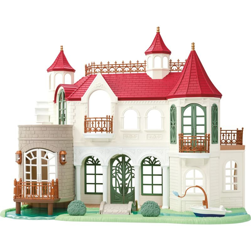 Sylvanian Families Vila s červenou střechou u řeky