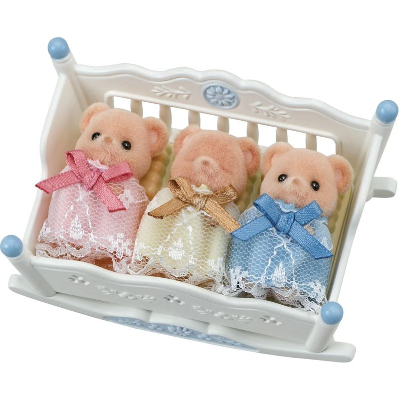 Sylvanian Families  Sušenkoví medvídci trojčata v kolébce