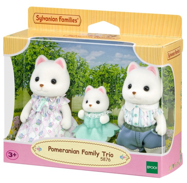 Sylvanian Families – rodina psíků Pomeranian, trio