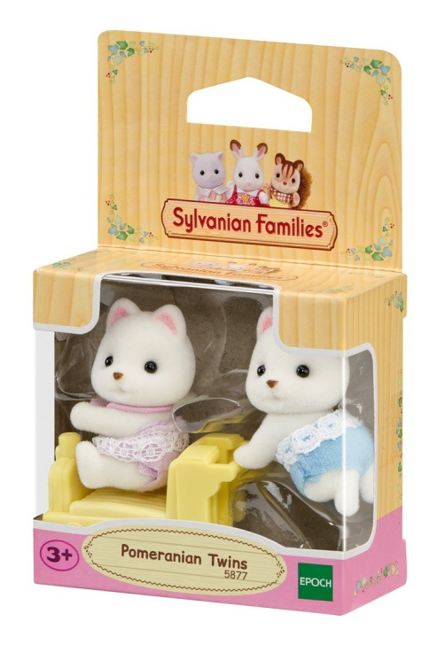 Sylvanian Families pomeranian dvojčata s vláčkem