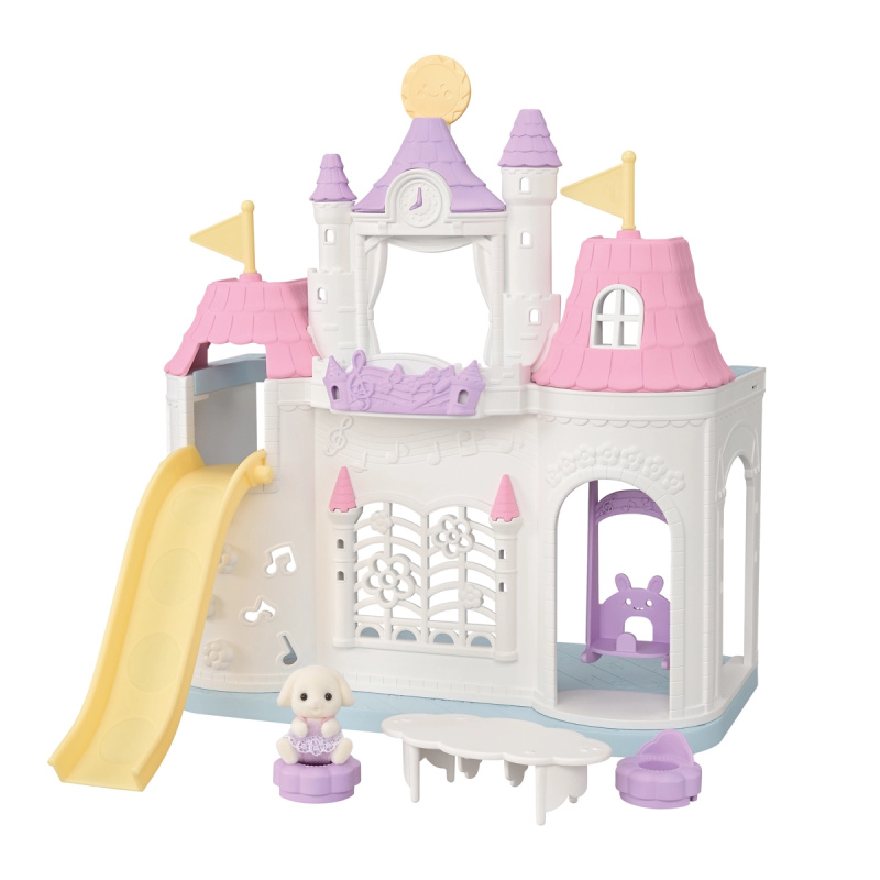Zámecká školka SYLVANIAN FAMILIES – herní hrad s houpačkou a skluzavkou