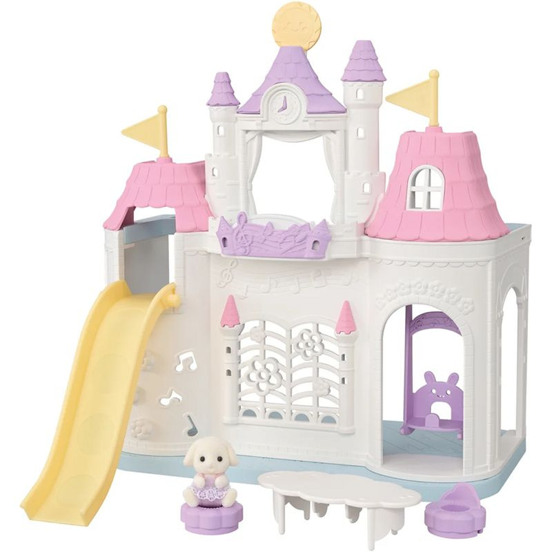 Zámecká školka SYLVANIAN FAMILIES – herní hrad s houpačkou a skluzavkou