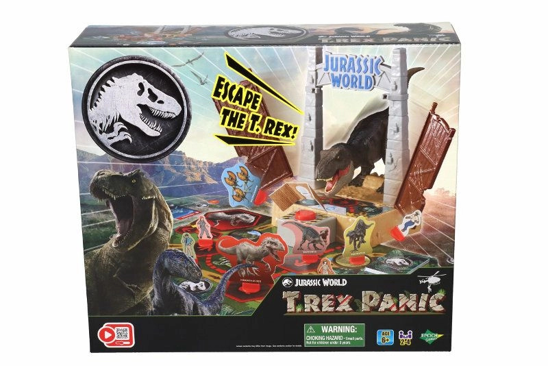 Jurassic World T‑Rex Panic – akční rodinná desková hra