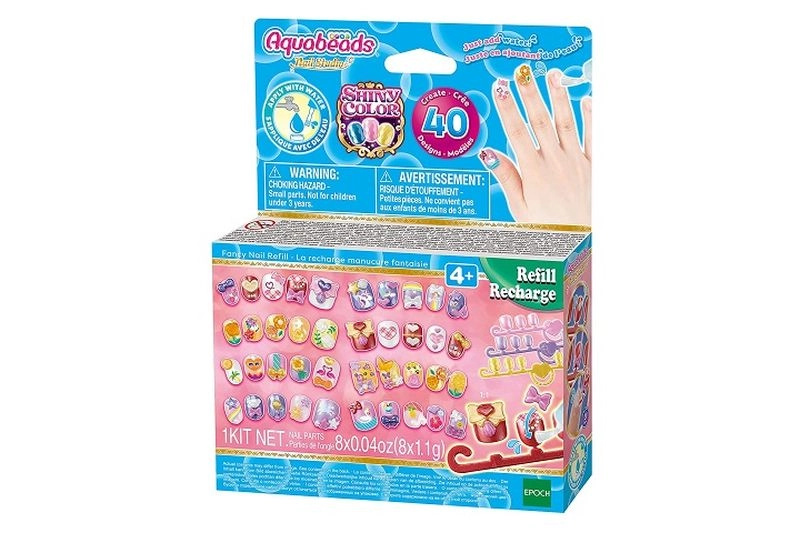 Aquabeads Studio na nehty – doplňovací sada Shiny Color