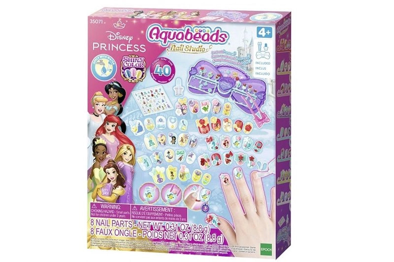 Aquabeads disney princess studio na zdobení nehtů