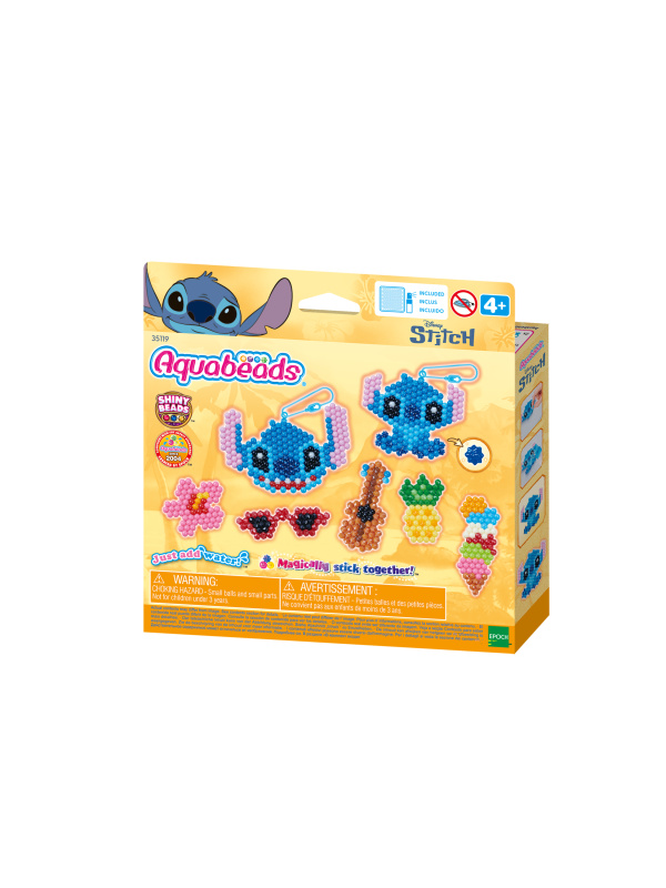 Aquabeads přívěsky STITCH – kreativní sada korálků