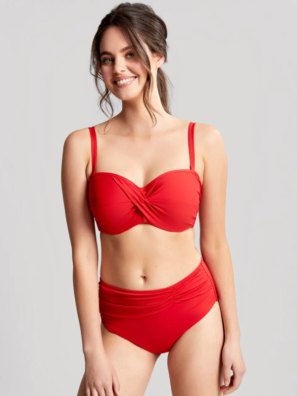 Dámský vrchní díl plavek  Anya Riva Bandeau červené SW1303 - Panache 75GG