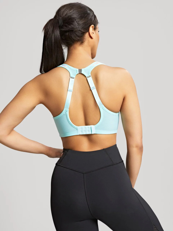 Sportovní podprsenka print 5021R tyrkys - Panache  60G