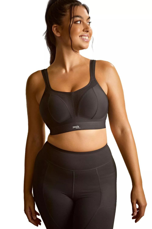 Sportovní podprsenka 7341B Sport black - Panache černá 70/G