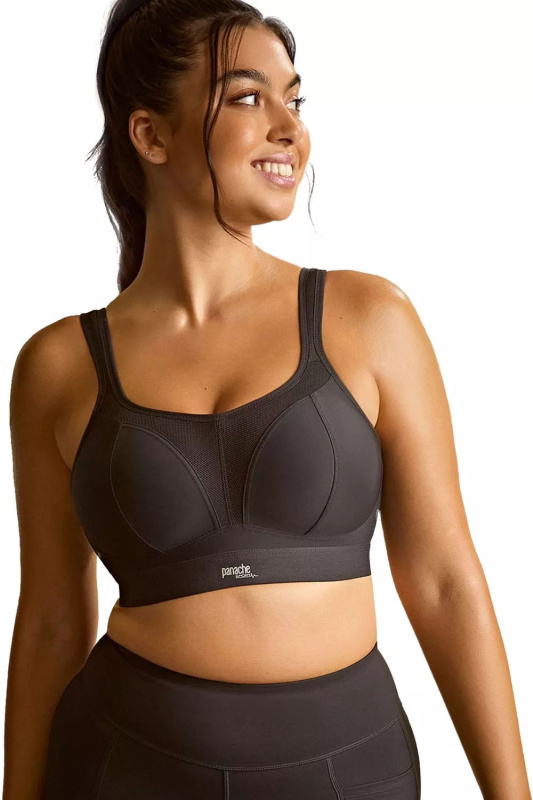 Sportovní podprsenka 7341B Sport black - Panache černá 80/E