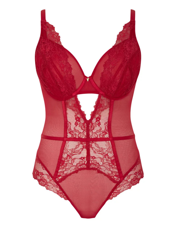 Dámské svůdné body Selena 10625  Rubínová - Panache rubínová 85H