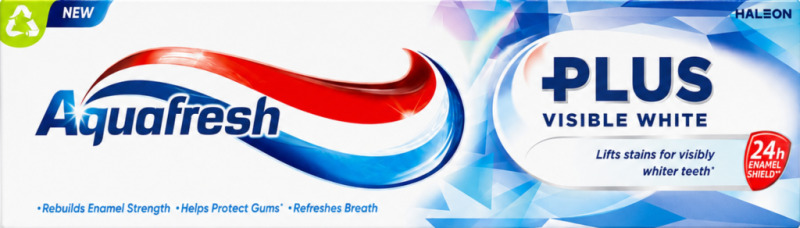 Aquafresh ZP 75ml PLUS Visible White