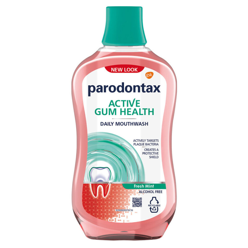 Parodontax Daily Gum Care Fresh Mint ústní voda pro kompletní ochranu zubů Fresh Mint 500 ml