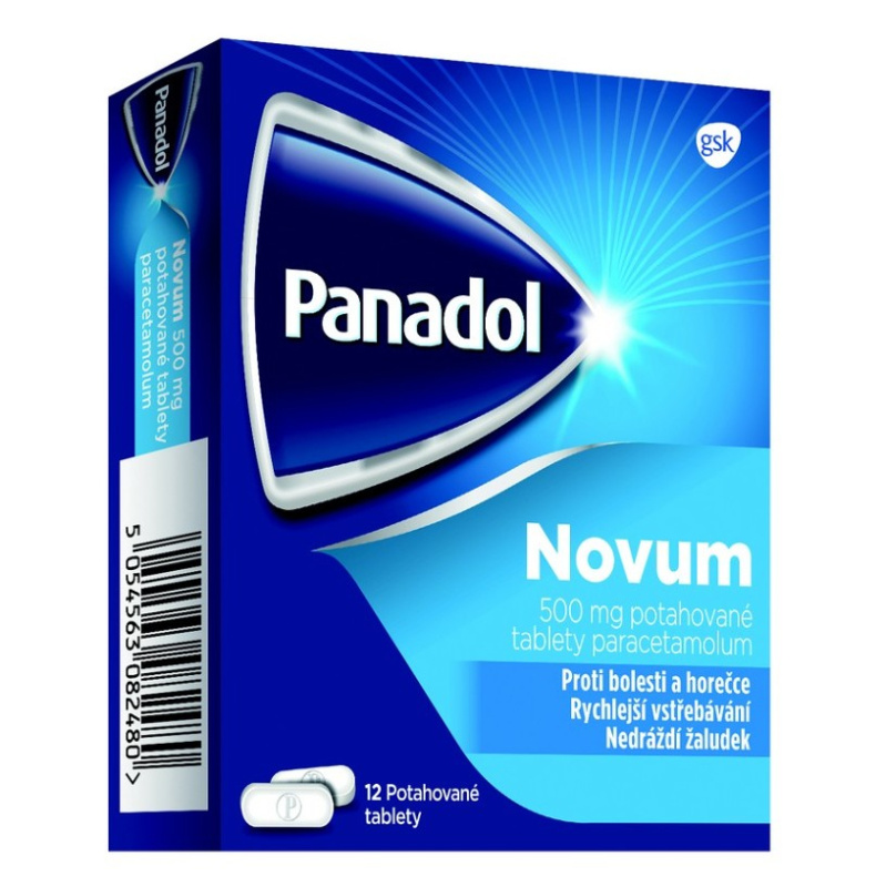 PANADOL Novum 500 mg 12 potahovaných tablet III