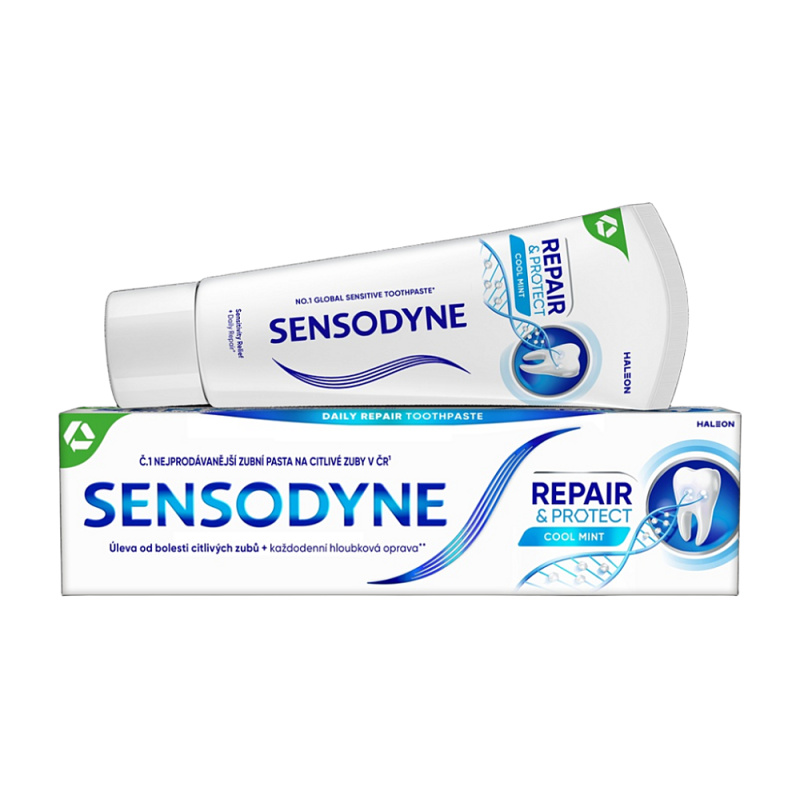 Sensodyne Repair & Protect Cool Mint zubní pasta pro citlivé zuby 75 ml