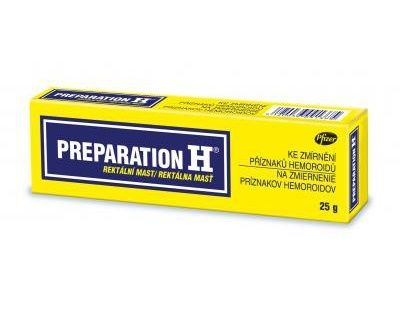 PREPARATION H 10MG/G+30MG/G Rektální  mast 25G