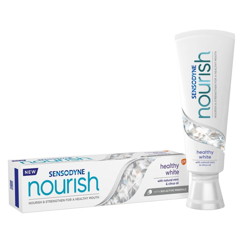 Sensodyne Nourish Healthy White bioaktivní zubní pasta s fluoridem 75 ml