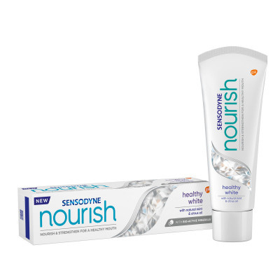 Sensodyne Nourish Healthy White bioaktivní zubní pasta s fluoridem 75 ml