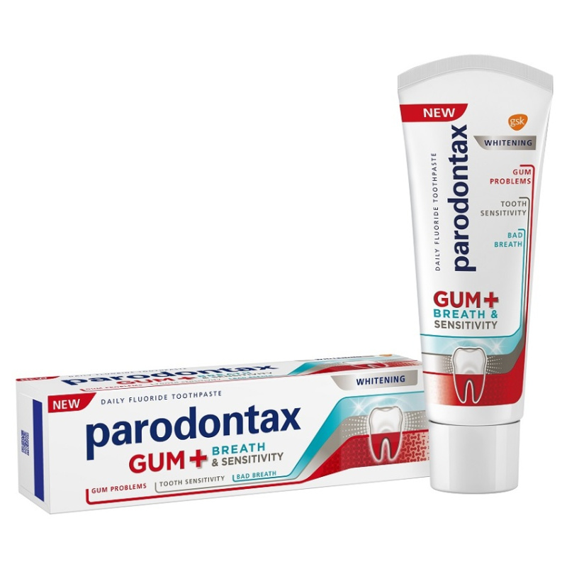 Parodontax Gum And Sens Original pasta pro kompletní ochranu zubů a svěží dech 75 ml