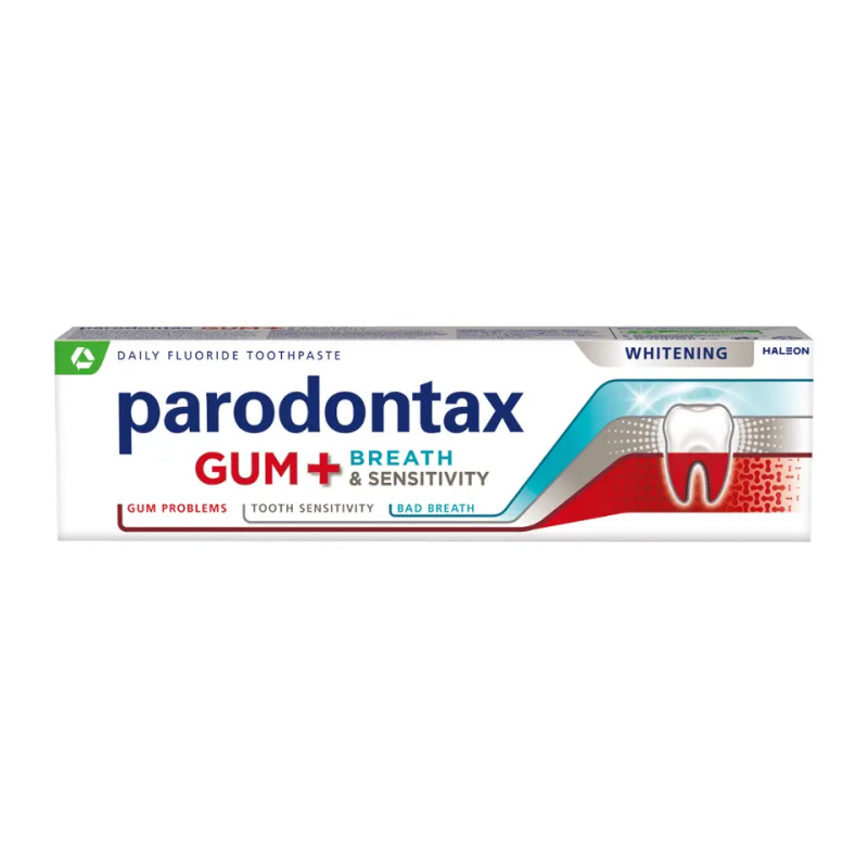 Parodontax Gum And Sens Whitening bělicí pasta na zuby 75 ml