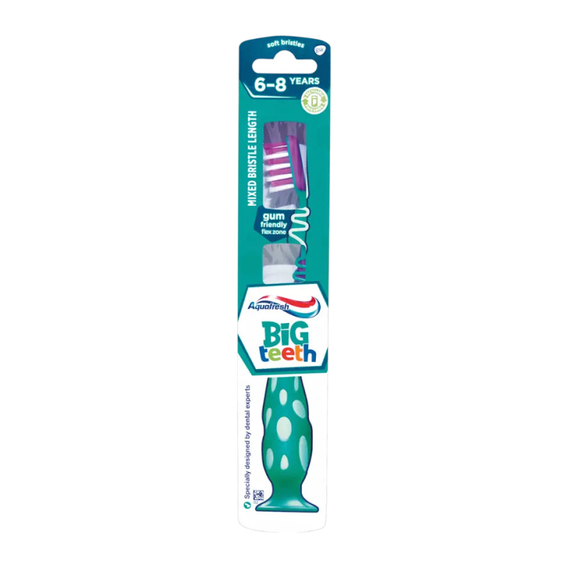 Aquafresh Dětský zubní kartáček Soft Big Teeth 6–8 let