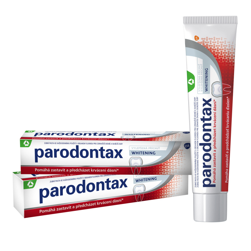 Parodontax Whitening bělicí zubní pasta proti krvácení dásní 2x75 ml