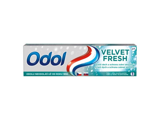 Odol Velvet Fresh Zubní pasta s fluoridem 75 ml