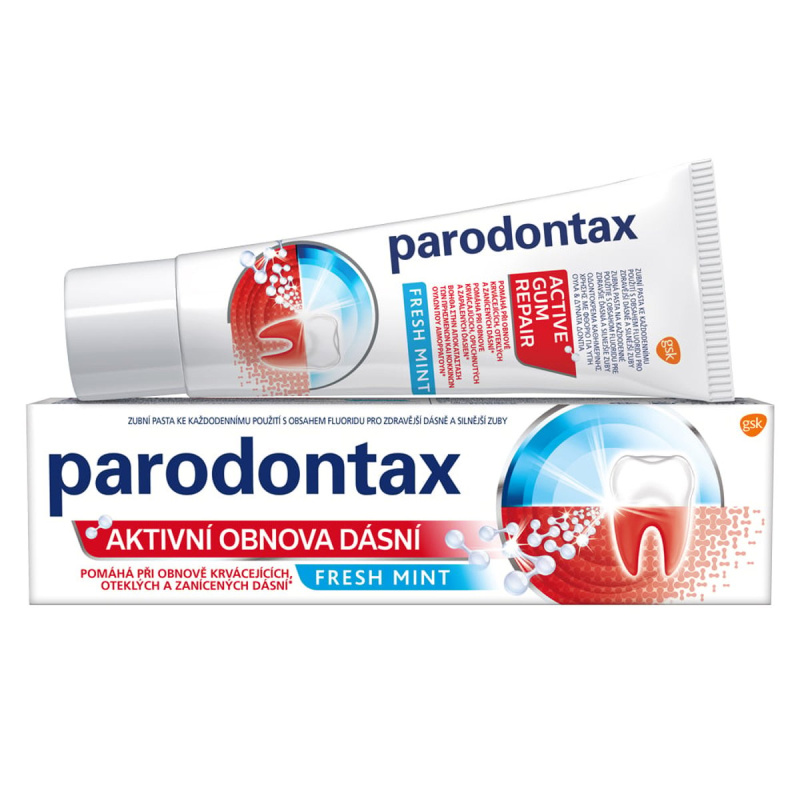 Parodontax Aktivní obnova dásní Fresh Mint zubní pasta