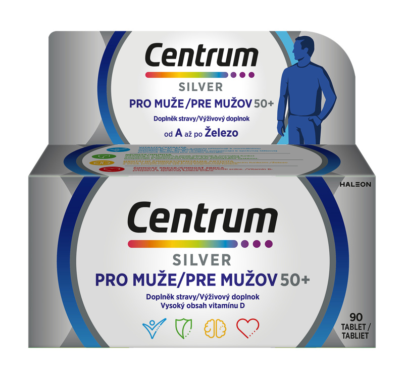 Centrum Silver pro muže 50+ tbl.90