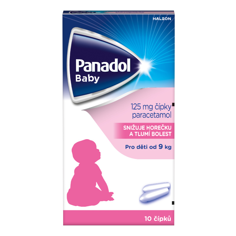 PANADOL Baby 125mg 10 čípků