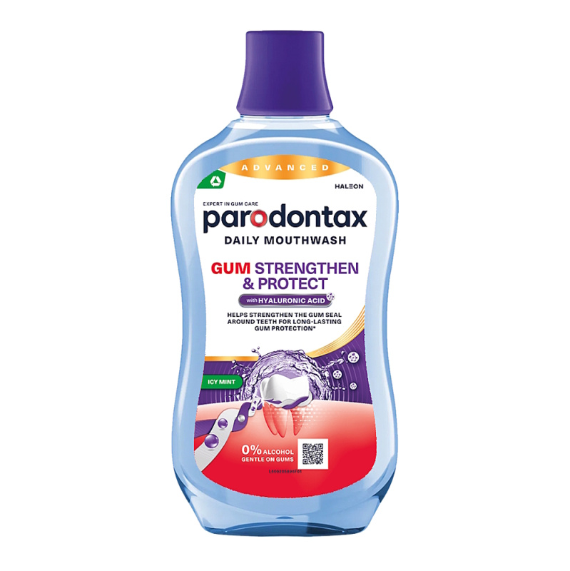 Parodontax Strengthen and Protect Icy Mint ústní voda 500 ml
