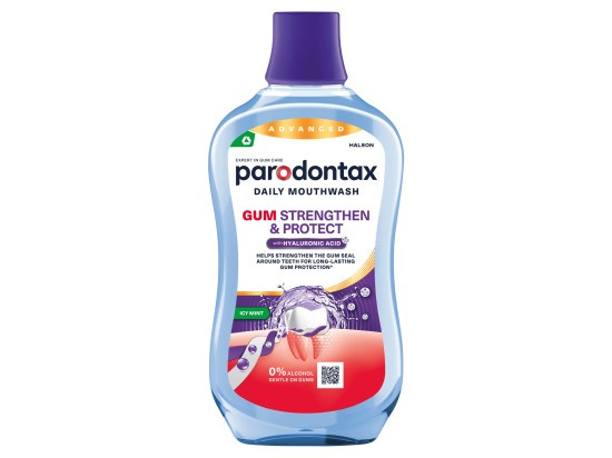 Parodontax Strengthen and Protect Icy Mint ústní voda 500 ml